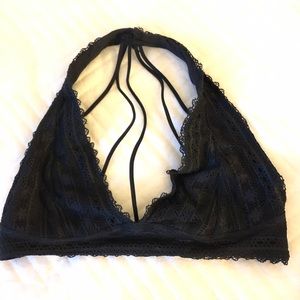 Black halter Bralette